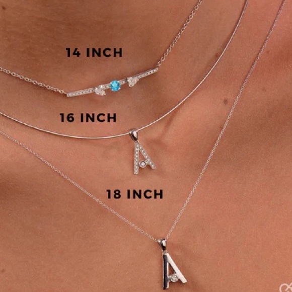 Authentic Amethyst gemstone and Sterling Silver Dainty Drop Pendent Necklace 14” - Picture 6 of 6